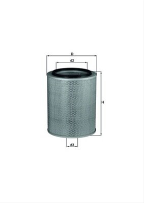 Filtre aer - Filtru aer MAHLE LX531