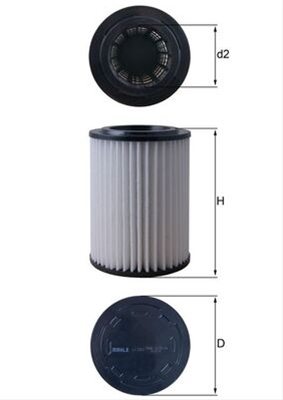 Filtre aer - Filtru aer MAHLE LX5363