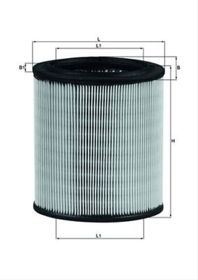 Filtre aer - Filtru aer MAHLE LX715