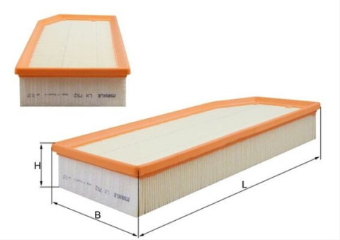 Filtre aer - Filtru aer MAHLE LX752