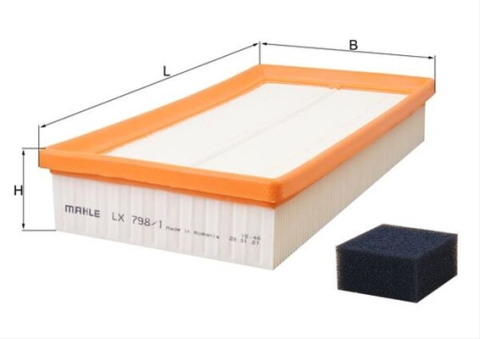 Filtre aer - Filtru aer MAHLE LX798/1