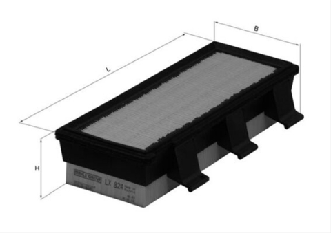 Filtre aer - Filtru aer MAHLE LX824