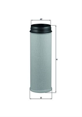 Piese auto - Filtru aer secundar MAHLE LXS277