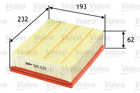 Filtru aer VALEO 585022 [2]