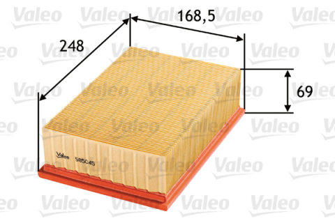 Filtru aer VALEO 585045 [1]