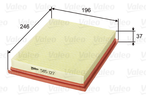 Conex - Filtru aer VALEO 585127