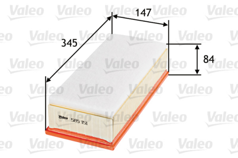 Filtru aer VALEO 585151 [1]