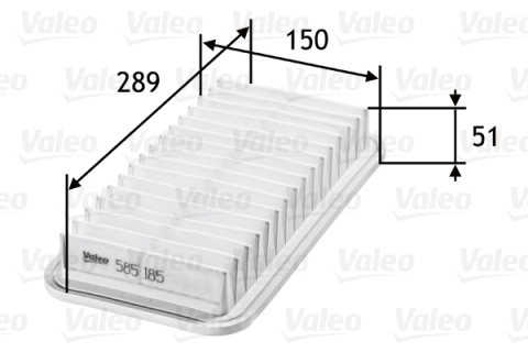 Filtru aer VALEO 585185 [1]