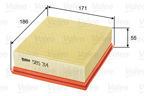 Conex - Filtru aer VALEO 585314
