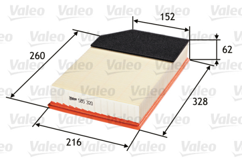 Filtru aer VALEO 585320 [1]