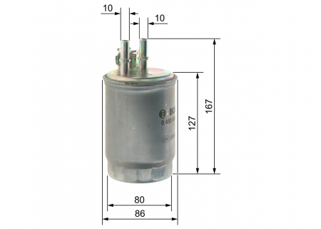 Filtru Combustibil BOSCH 0450906357 [2]