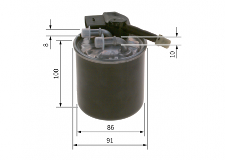Filtru Combustibil BOSCH F026402839 [1]