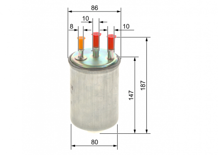 Filtru combustibil BOSCH 0450906508 [3]
