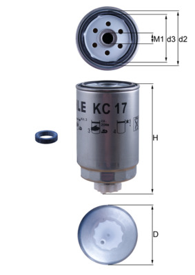 Filtre combustibil - Filtru combustibil KNECHT KC17D