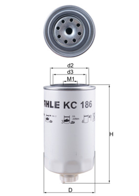 Filtre combustibil - Filtru combustibil KNECHT KC186
