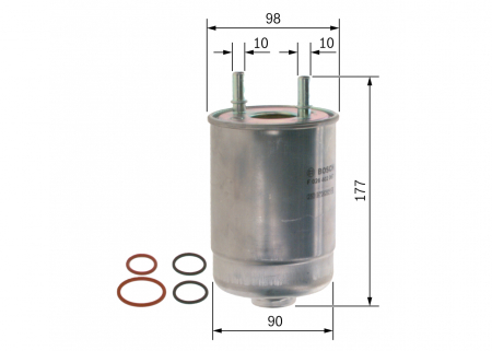 Filtru Combustibil BOSCH F026402067 [1]
