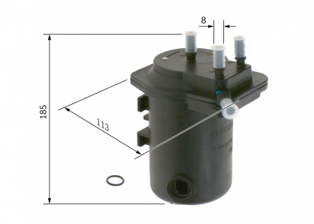 Filtru combustibil BOSCH 0450907008 [4]