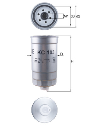 Filtre combustibil - Filtru combustibil KNECHT KC103