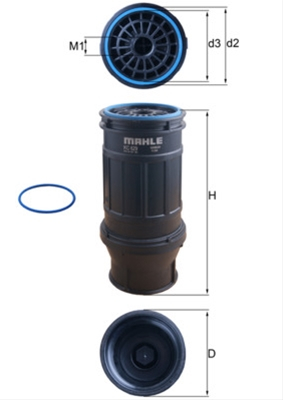 Filtre combustibil - Filtru combustibil MAHLE KC629D