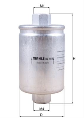 Filtre combustibil - Filtru combustibil MAHLE KL158