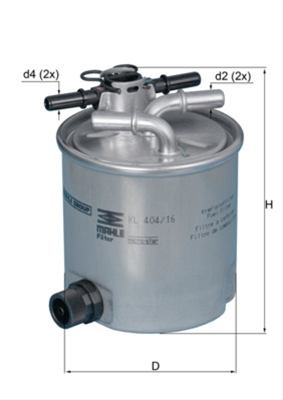 Filtre combustibil - Filtru combustibil MAHLE KL404/16
