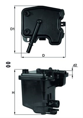 Filtre combustibil - Filtru combustibil MAHLE KL431D
