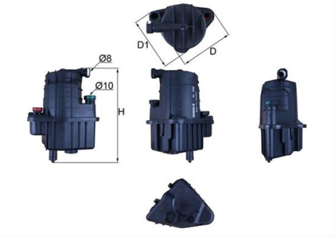 Filtre combustibil - Filtru combustibil MAHLE KL469