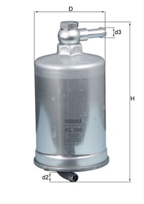 Filtre combustibil - Filtru combustibil MAHLE KL599