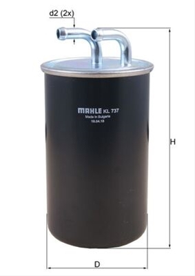 Filtre combustibil - Filtru combustibil MAHLE KL737