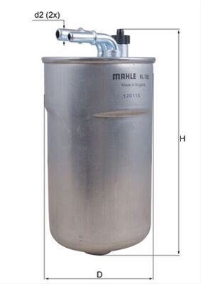 Filtre combustibil - Filtru combustibil MAHLE KL792