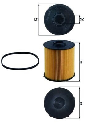 Piese auto - Filtru combustibil MAHLE KX70D