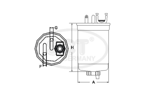 Filtru combustibil SCT-MANNOL ST 304 [2]