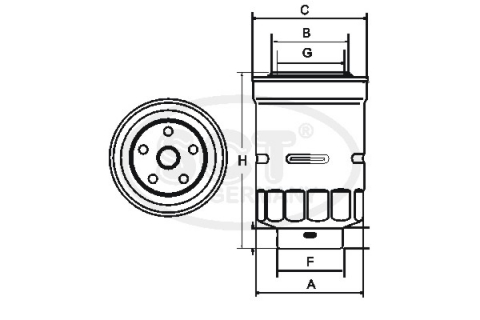 Filtru combustibil SCT-MANNOL ST 307 [1]