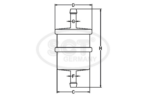 Filtru combustibil SCT-MANNOL ST 487 [2]