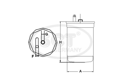 Filtre combustibil - Filtru combustibil SCT-MANNOL ST 6061