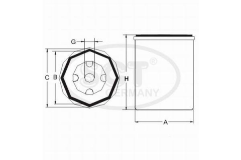 Filtru combustibil SCT-MANNOL ST 6077 [1]