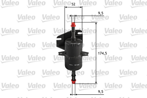 Filtre combustibil - Filtru combustibil VALEO 587018