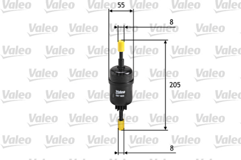 Filtru combustibil VALEO 587023 [1]