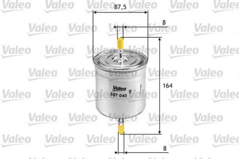 Filtru combustibil VALEO 587040 [1]