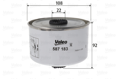 Filtre combustibil - Filtru combustibil VALEO 587183