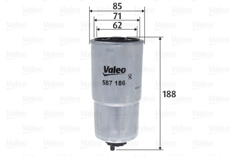Filtru combustibil VALEO 587186 [1]