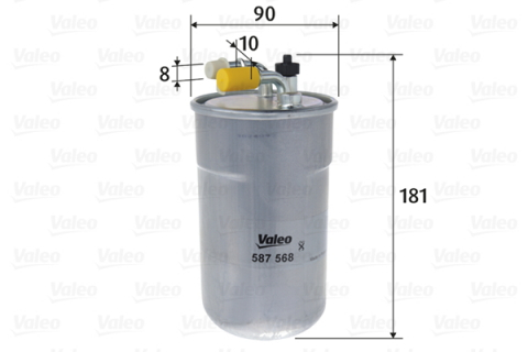Filtru combustibil VALEO 587568 [1]