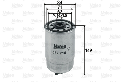 Filtre combustibil - Filtru combustibil VALEO 587715