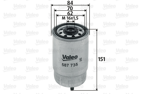Filtru combustibil VALEO 587735 [2]