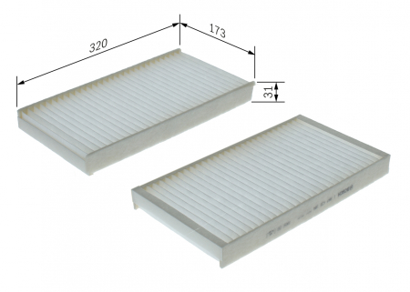 Filtre habitaclu - Filtru habitaclu BOSCH 1987435184