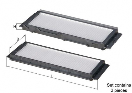 Filtre habitaclu - Filtru habitaclu KNECHT LA501/S