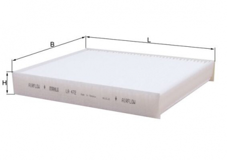 Filtre habitaclu - Filtru habitaclu KNECHT LA472