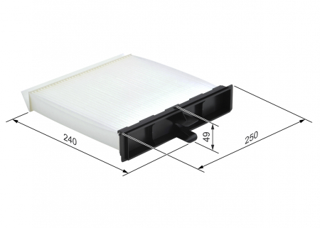Filtru habitaclu BOSCH 1987432094 [1]