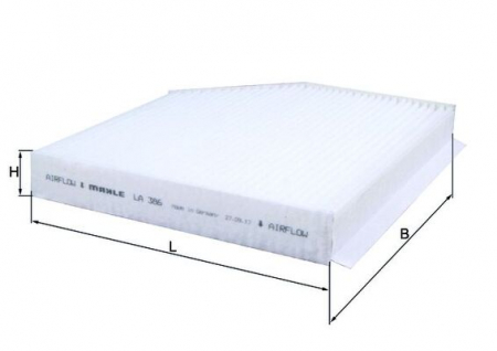 Filtre habitaclu - Filtru habitaclu KNECHT LA386