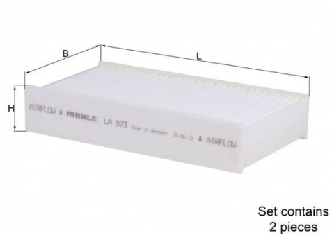 Filtre habitaclu - Filtru habitaclu KNECHT LA873/S